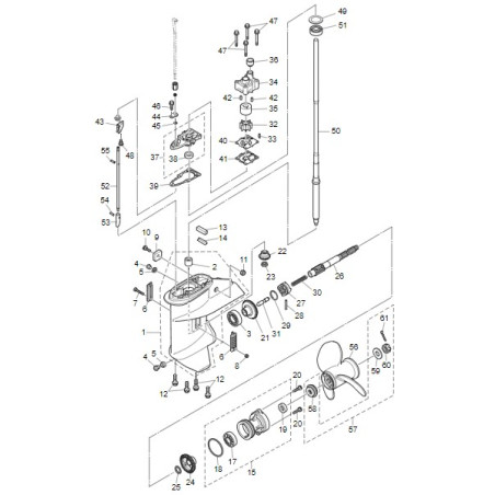 JOINT DE CARTER DE POMPE INFERIEUR