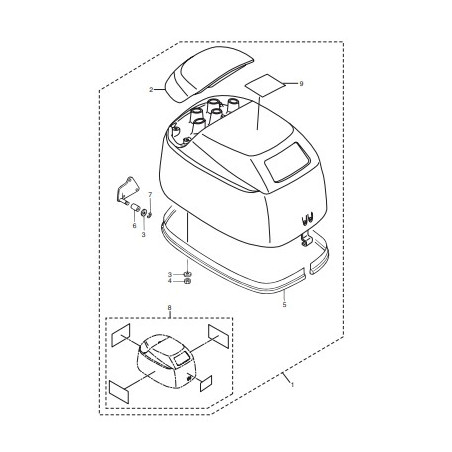 CAPOT SUPÉRIEUR MFS 25B/30B
