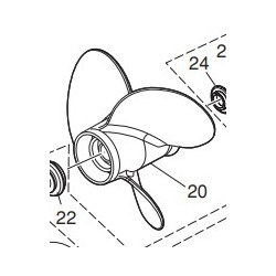 HELICE (17") 3x432x280  MFS 40A/50A