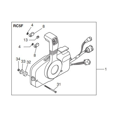 TÊTE DE COMMANDE À DISTANCE MFS 40A/50A