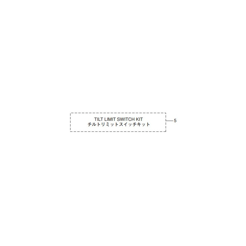 KIT D'INTERRUPTEUR DE FIN DE COURSE D'INCLINAISON MFS 40A/50A
