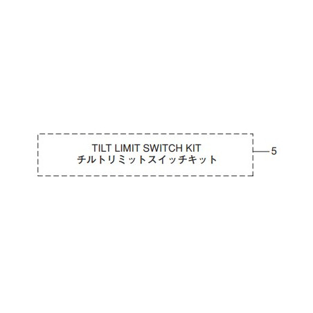 KIT D'INTERRUPTEUR DE FIN DE COURSE D'INCLINAISON MFS 40A/50A