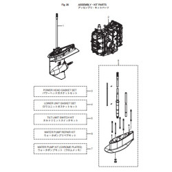 KIT D'INTERRUPTEUR DE FIN DE COURSE D'INCLINAISON MFS 40A/50A