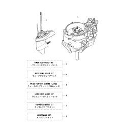 JEU DE JOINTS DE TÊTE MOTRICE MFS 4C/5C/6C