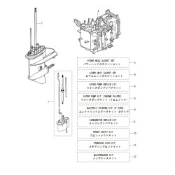 JEU DE JOINTS DE L'UNITÉ INFÉRIEURE MFS 6A3/8A3/9.8A3