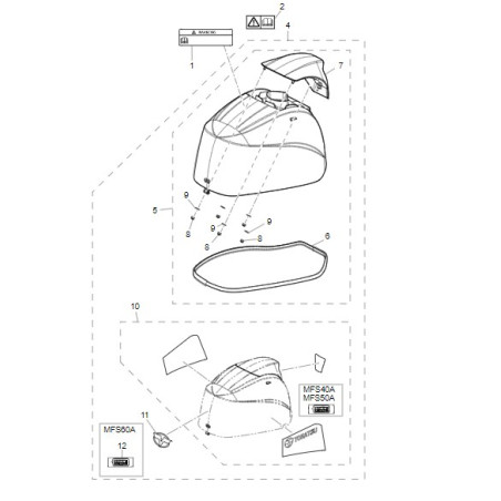 CAPOT SUPERIEUR MFS60A