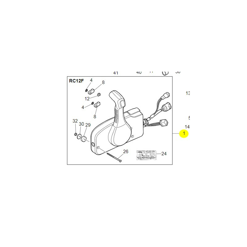 TÊTE DE COMMANDE À DISTANCE MFS60A