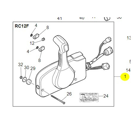 TÊTE DE COMMANDE À DISTANCE MFS60A