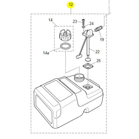 RÉSERVOIR DE CARBURANT MFS25C/30C