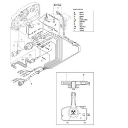 CLE DE L'INTERRUPTEUR PRINCIPAL MFS25C/30C