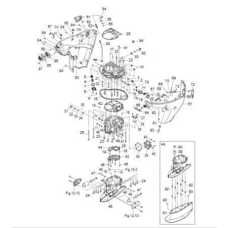 JOINT DE SOUS-SOL MOTEUR MFS75/90/100/115/140A