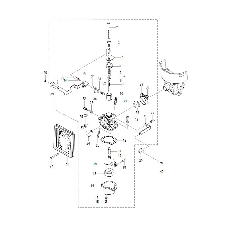 ENSEMBLE DE CARBURATEUR