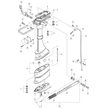 JOINT DE BOÎTIER D'ARBRE D'ENTRAÎNEMENT