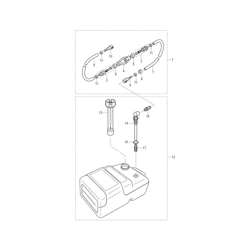 RÉSERVOIR DE CARBURANT 25L