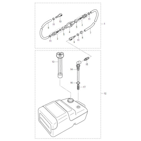 RÉSERVOIR DE CARBURANT 25L