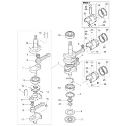 PISTON RING (0.5 O/S)