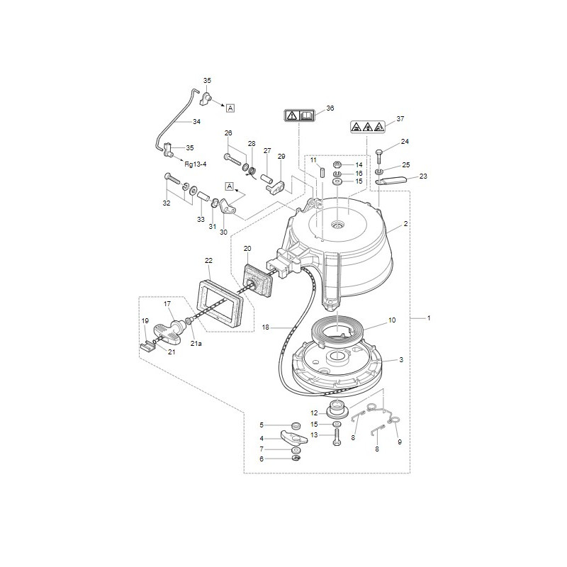 ENSEMBLE DE LANCEUR A RECUL