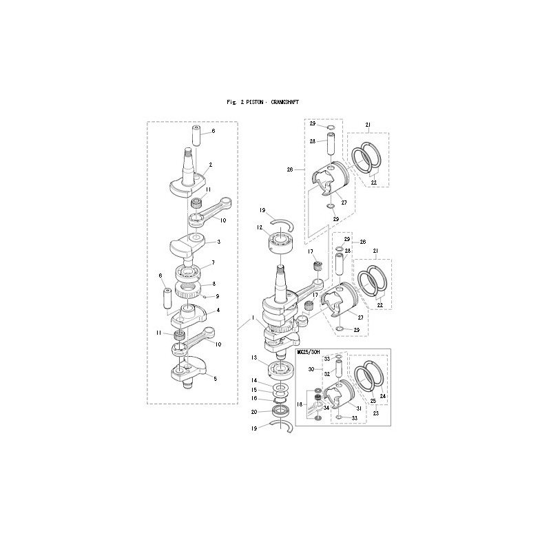 JEU DE SEGMENTS DE PISTON