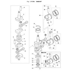 JEU DE SEGMENTS MX25H MX30H