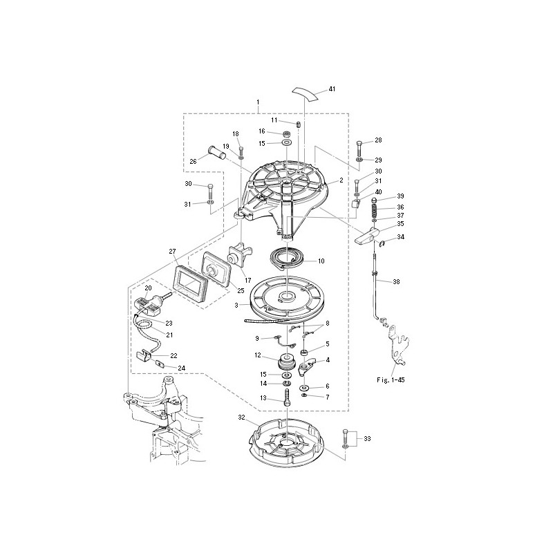 ENSEMBLE DE LANCEUR A RECUL