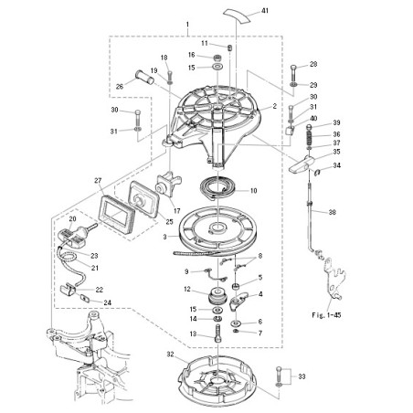 ENSEMBLE DE LANCEUR A RECUL