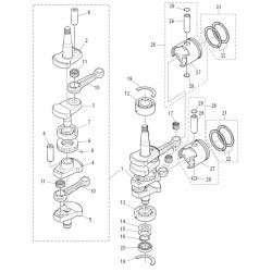 SEGMENT DE PISTON (0.5 O/S)