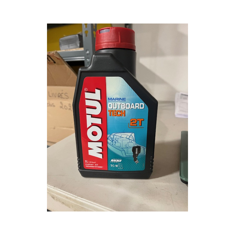 HUILE MOTUL TECH TC-W3 MOTEUR HORS BORD 2T 1L