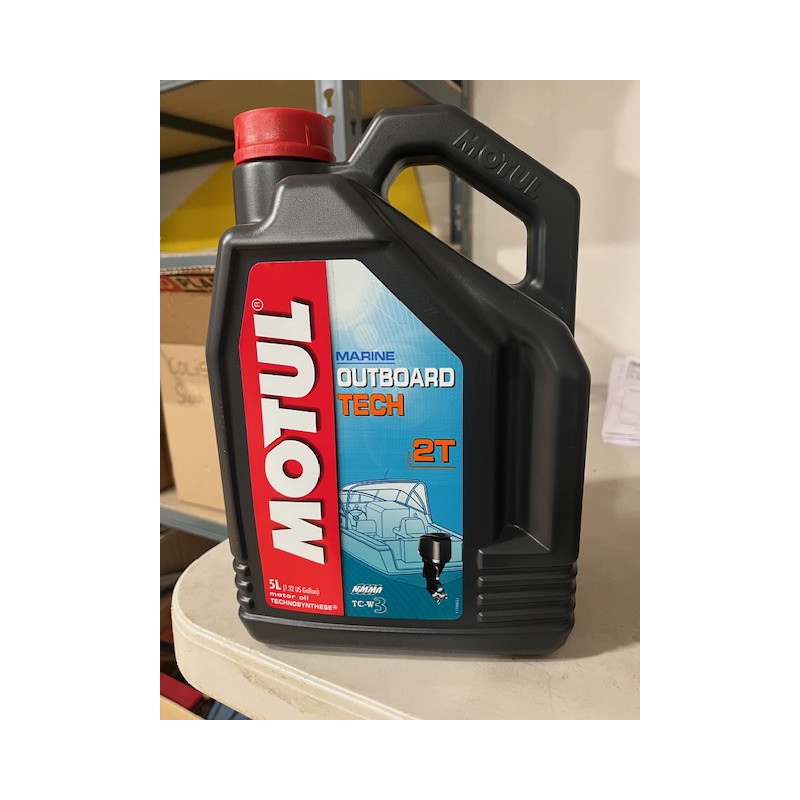 HUILE MOTUL TECH TC-W3 MOTEUR HORS BORD 2T 5L