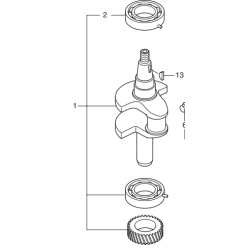 CRANKSHAFT ASSY W/GEAR