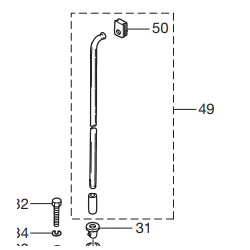 PIPE D'EAU ARBRE COURT