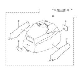 DECAL SET AUTOCOLLANTS MFS3.5B