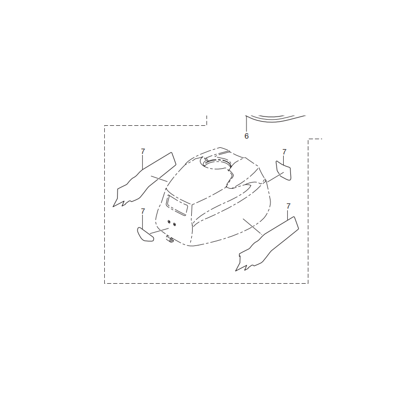 DECAL SET AUTOCOLLANTS MFS3.5B