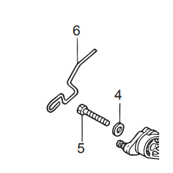 BIELETTE D'ACCELERATION