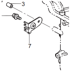 THROTTLE WIRE BRACKET