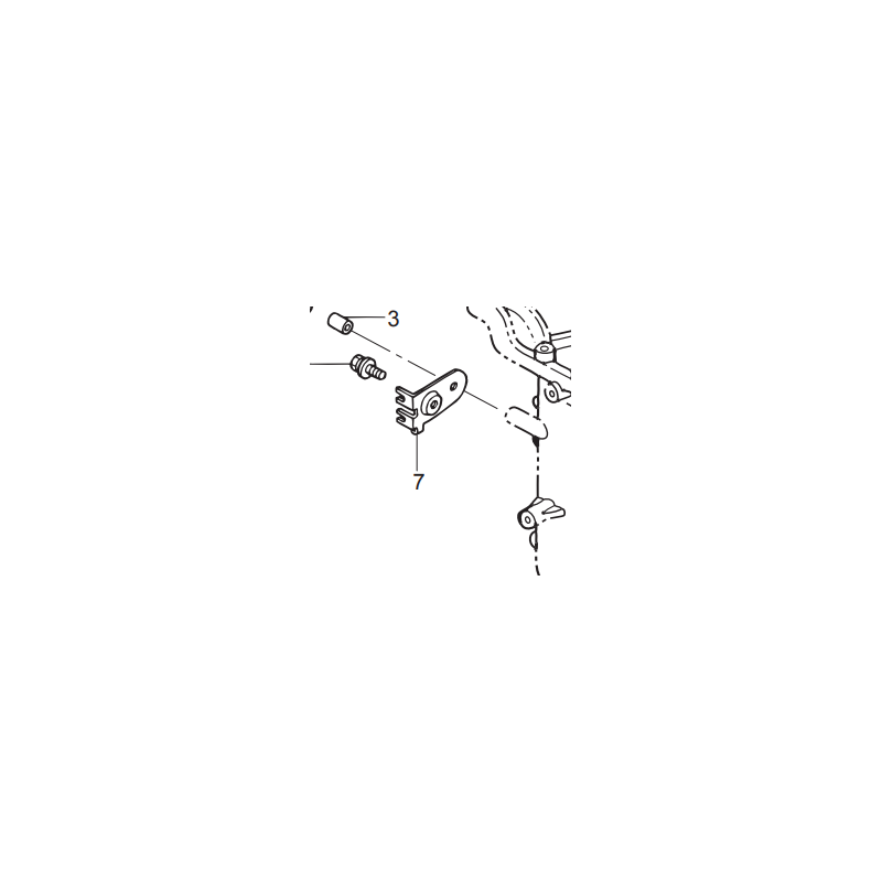 THROTTLE WIRE BRACKET