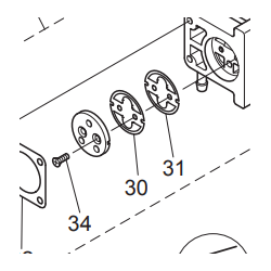 CLAPET POMPE A ESSENCE