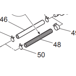 FUEL HOSE W/PROTECTOR