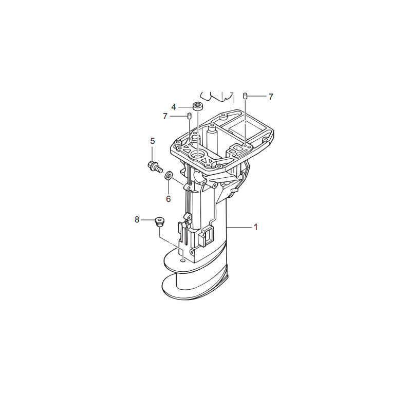 DRIVE SHAFT HOUSING ASSY L