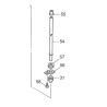 WATER PIPE UL (arbre ultra long)