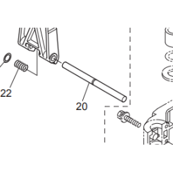 TILT STOPPER SHAFT (LOWER)