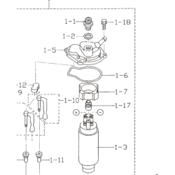 JOINT COUVERCLE POMPE ESSENCE