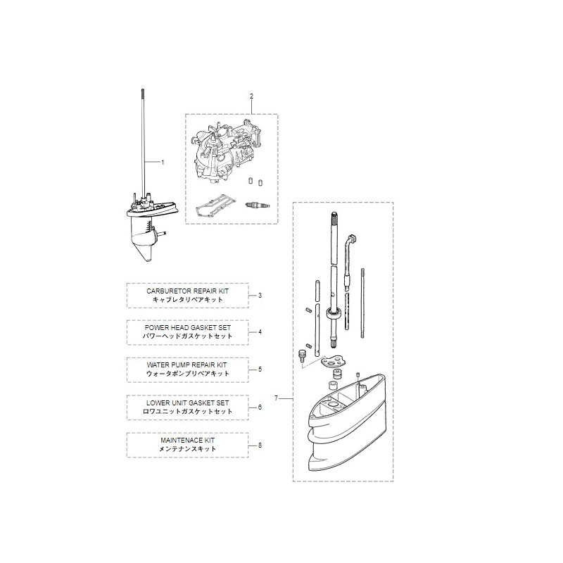 KIT DE REPARATION CARBURATEUR